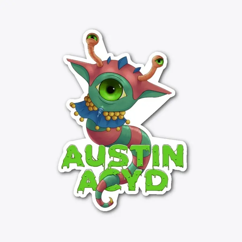 Austin AcYd™ Sludge Die-Cut Sticker